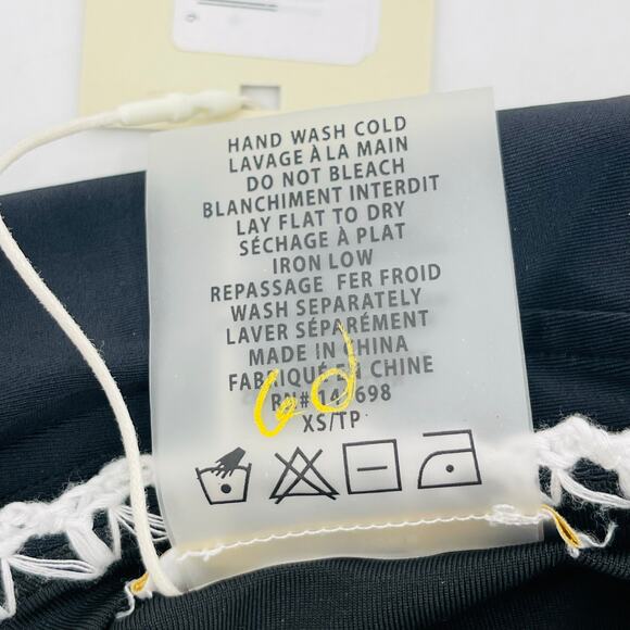 RAMY BROOK Addisyn Swimsuit Size Extra Small One Piece NWT Black White Designer - Picture 7 of 16